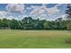 Open sports field with well-maintained grass and a baseball field, surrounded by lush greenery at 5134 Pratt Sw St, Covington, GA 30014