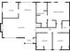 Floor plan layout for a home featuring kitchen, living room, bedrooms, and bathrooms at 4065 Maxanne Nw Dr, Kennesaw, GA 30144