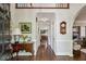 Welcoming foyer with hardwood floors, elegant décor, and a view of the staircase at 1824 Mallard Lake Dr, Marietta, GA 30068