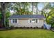 Charming single-story home with light yellow siding, white-framed windows, and well-manicured landscaping at 1900 Meadow Ln, Decatur, GA 30032