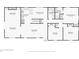 Main floor plan featuring a kitchen, living room, dining room and bedrooms at 409 Katherine Ln, Woodstock, GA 30189