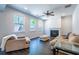 Bright living room with a fireplace, and comfortable seating at 120 Park Village Dr, Canton, GA 30114