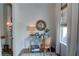 Charming home office featuring a desk with decor, a woven chair, and a window with natural light at 14 Lochurst Ln # 15, Roswell, GA 30076