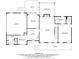 Floor plan showcases a large garage and the primary bedroom with a bathroom and living room at 190 Ward Rd, Ellenwood, GA 30294