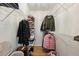 Functional walk-in closet with ample shelving and storage space at 190 Ward Rd, Ellenwood, GA 30294