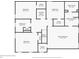 Second floor plan with three bedrooms and two bathrooms at 745 Beaver Pond Trl, Fairburn, GA 30213