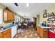 View of the kitchen, dining area, and living room at 745 Beaver Pond Trl, Fairburn, GA 30213