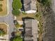 Bird's-eye view of homes with neat lawns and landscaping in a suburban neighborhood at 2293 Baker Station Dr, Acworth, GA 30101