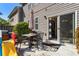 Outdoor patio with patio furniture, grill, play set and sliding glass door at 2293 Baker Station Dr, Acworth, GA 30101