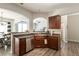 Kitchen features stainless steel appliances and easy access to the dining and living rooms at 2293 Baker Station Dr, Acworth, GA 30101
