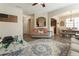 Open concept living room with easy access to the kitchen and dining areas at 2293 Baker Station Dr, Acworth, GA 30101