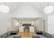 Symmetrical kitchen design featuring double islands, modern lighting, and stainless steel appliances at 5260 Long Island Nw Dr, Atlanta, GA 30327