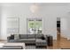 Cozy living room with comfortable seating and access to the outdoor patio at 5260 Long Island Nw Dr, Atlanta, GA 30327