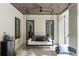 Relaxing outdoor porch swing with stylish decor and a view of the surrounding landscape at 5260 Long Island Nw Dr, Atlanta, GA 30327