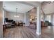 Spacious living room area with an open floor plan and stylish design elements at 613 Nebo Rd, Dallas, GA 30157