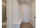 This mudroom boasts built-in storage and a bench, ideal for organization at 4730 Montane St, Cumming, GA 30028