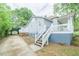 Backyard with stairs to the deck at 75 Meldon Se Ave, Atlanta, GA 30315