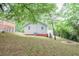View of backyard with shed and fire pit at 75 Meldon Se Ave, Atlanta, GA 30315