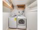 A well-organized laundry room with washer, dryer, and ample storage space at 1866 Wildwood Ne Pl, Atlanta, GA 30324