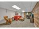 A spacious basement offers flexible living with ample room for relaxation and entertainment at 2994 Cathy Ann Nw Ct, Acworth, GA 30101