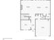 Detailed first floor plan of a modern home with spacious rooms and convenient layout at 837 Porches Way, Dacula, GA 30019