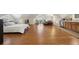 Spacious room with an attached kitchenette, seating, and a bed at 5010 Heardmont Trace Rd, Cumming, GA 30028
