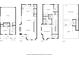 Detailed floor plan showing layout of rooms on all levels, including rooftop deck at 986 Mauldin Se St, Atlanta, GA 30316
