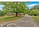 Charming brick home featuring a spacious front yard with a large, mature tree and a long driveway at 115 Pine Tree Dr, Fayetteville, GA 30214