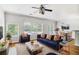 Cozy living room with hardwood floors, large windows, and stylish furniture at 1150 Collier Nw Rd # 1N, Atlanta, GA 30318