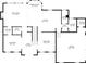 First floor plan featuring kitchen, Gathering room, dining area, garage and living room at 1180 Oxford Dr, Conyers, GA 30013