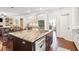 Spacious kitchen with a large island, stainless steel appliances, and hardwood floors at 425 Hunt Ne St, Marietta, GA 30060