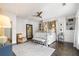 Beautiful bedroom featuring four-poster bed and custom built-ins at 215 Scott Xing, Roswell, GA 30076