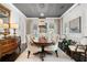 Refined dining room featuring an oval table, stylish chairs, and a decorative mirror at 215 Scott Xing, Roswell, GA 30076