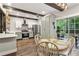 The dining area is adjacent to the kitchen, with a slider leading to an outdoor area at 3618 Berkeley Ct # Iv-A, Duluth, GA 30096