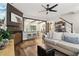Relaxing living room with fireplace, tv, open to the kitchen and dining room at 3618 Berkeley Ct # Iv-A, Duluth, GA 30096