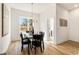 Dining room with modern chandelier and table, bathed in natural light at 1237 Memorial Se Dr # 404, Atlanta, GA 30316