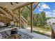 Relaxing outdoor patio space with an outdoor seating area and a view of the yard at 243 Retreat Ln, Canton, GA 30114