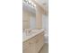 Bright bathroom featuring a vanity with a sink, modern fixtures, and a shower-tub combo at 5510 Conway Dr, Marietta, GA 30068