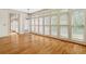 Sunroom area filled with windows that look out over the backyard at 5510 Conway Dr, Marietta, GA 30068
