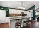 Stylish kitchen with granite countertops, stainless steel appliances, a center island, and plenty of storage at 174 Cannon Pl, Dallas, GA 30157
