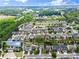 An aerial view shows the home's location in a well-planned community with lush landscaping at 3940 Village Estates Ct, Cumming, GA 30040