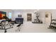 Finished basement offering a home gym and lounge area with recessed lighting at 4835 Merlendale Ct, Atlanta, GA 30327