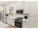 Well-appointed kitchen featuring white cabinets, stainless steel appliances, and tile backsplash at 1237 Memorial Se Dr # 406, Atlanta, GA 30316