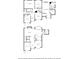Two-story house layout shows bedrooms, baths, kitchen, and living spaces at 3145 Maple Terrace Drive, Suwanee, GA 30024