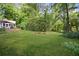Lush green backyard with plenty of space for outdoor activities and entertaining, surrounded by mature trees at 3917 Plantation Dr, Marietta, GA 30062