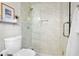Modern bathroom featuring an enclosed shower with beautiful tile work at 3917 Plantation Dr, Marietta, GA 30062