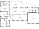 Detailed floor plan showcasing the layout of a home with dimensions for each room at 3917 Plantation Dr, Marietta, GA 30062