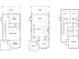 Detailed floor plan of a home, showing the layout of rooms including bedrooms, kitchen, and living areas at 11821 Serenbe Ln, Chattahoochee Hills, GA 30268