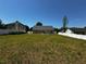 Large, grassy backyard is fully fenced, offering privacy and a safe play area for children and pets at 20 Chapman Way, Covington, GA 30016