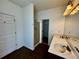 Bathroom featuring double sinks, shower, and closet at 20 Chapman Way, Covington, GA 30016